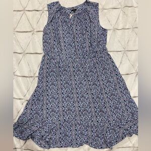 Talbots Multicolor Paisley Women's Sleeveless Dress, Sz. 16W NWT Summer